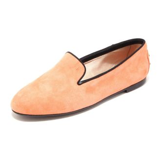 Tod's Vintage Orange Loafer Shoes
