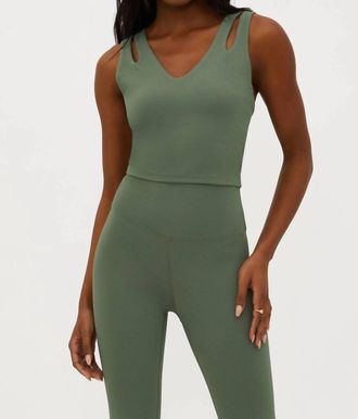 Beach Riot Evelina Tank Top In Queen Palm