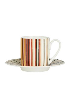 Missoni Home Jenkins Set Of 2 Coffee Cups & Saucers in White at Nordstrom