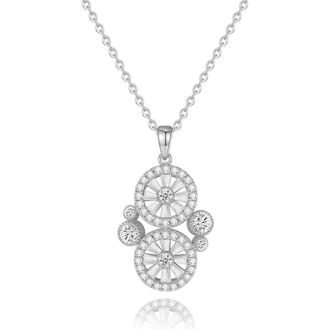 Classicharms Wheel of Fortune Necklace in Silver at Nordstrom