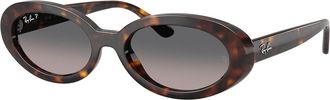 Ray-Ban RB2223F Asian Fit Polarized 902/M3 Womens Sunglasses Tortoiseshell Size 54