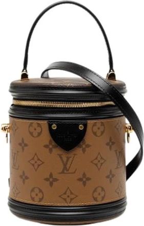 Louis Vuitton Pre-owned Cannes Vanity Case - Dames - Vintage Tas - Bruin - ONE Size - Leer - Vintage