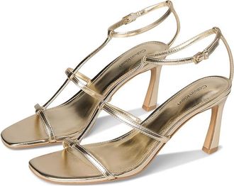 Calvin Klein Pelara Womens Sandals Gold : 8.5 M, Faux Leather