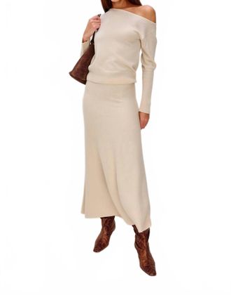 Rails Odita Maxi Skirt In Winter Ivory