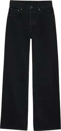 Anine Bing Jeans, Dames, Zwart, W30, Katoen, Hugh Jean