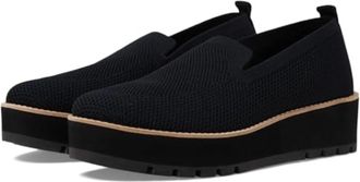 Eileen Fisher Ergos Loafer Womens Black Slip On Platform Shoes ZOGG2929