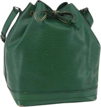 Louis Vuitton Pre-owned Bucket Bags, female, Green, Size: ONE SIZE Pre-owned Leather Bucket Bag