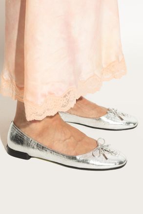 Jimmy Choo London Scarlett Ballerinas, Womens, Silver