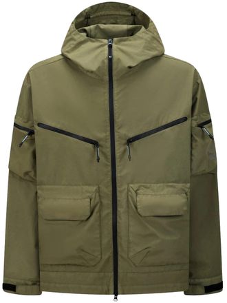 Murphy & Nye Green Sheet Boxy Fit Utility Hooded Jacket