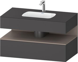 Duravit Duravit Qatego Lavabo Encastrado Con Base De Lavabo Consola