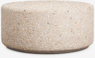 Sklum Mesa De Centro Redonda &Oslash;90 Cm En Cemento Elyndra Sklum