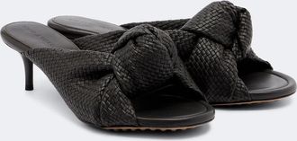 Bottega Veneta Sandalias Cherry de piel Intreccio