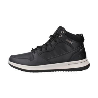 Skechers Delson Selecto Veterschoenen - Heren - Schoenen - Zwart - Maat: 42 EU Zijde
