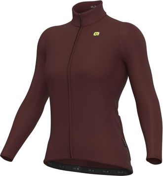 Al&eacute; R-EV1 Warm Race 2.0 L/S Jersey Velotrikot f&uuml;r Damen | braun