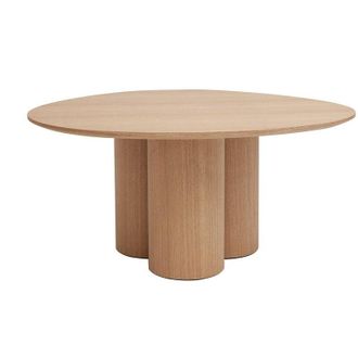 Miliboo Tavolino da salotto design in legno chiaro HOLLEN