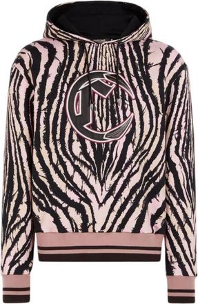 Roberto Cavalli Freedom-Print Tiger Stripes Hoodie, Size X-Small