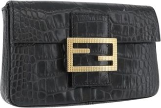 Fendi Pre-owned Clutches, female, Black, Size: ONE SIZE Pre-owned Vintage Pouch