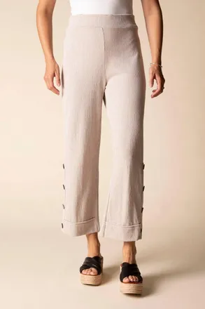 Habitat Pasadena Knit Solid Monterey Pant In Oakwood