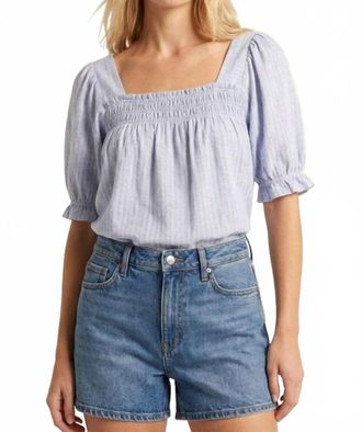 Staccato Hearst Top In Blue