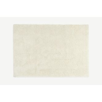 MADE.COM Alfombra de pelo largo Mala, 200x290cm, blanco roto