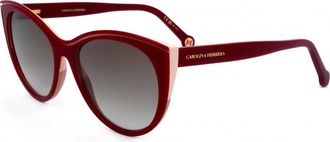 Carolina Herrera Womens HER0142-S-R9S-56 HER0142 56 S R9S Sunglasses - Dark Red - One Size