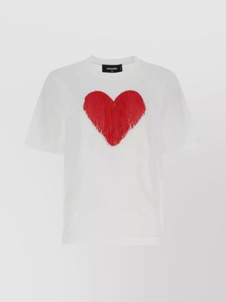Dsquared2 cotton ribbed t-shirt