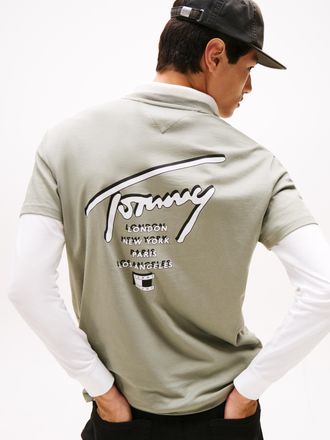 Tommy Jeans T-Shirt »TJM SIGN CITY TEE EXT« Rundhals, regular fit, grosser Rückenprint
