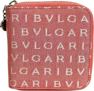 Bulgari Pre-owned Fabric wallets - Dames - Vintage Accessoires - Roze - ONE Size - Vintage