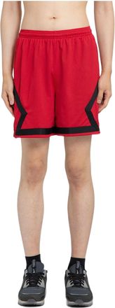 Nike Jordan Mens Air Jordan NBA Chicago Bulls Color Mesh Breathable Basketball Sports Shorts Red DO5032-687