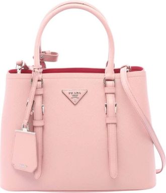 Prada Pre-owned Prada Small Saffiano Cuir Double Handle Satchel Ladies 23M5ABY0IY6M1FVG