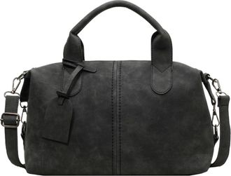 Generic Womens Handbag Vintage Large Capacity Bag Fashion Frosted Boston Bag Commuter Tote Bag