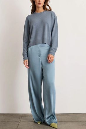 Tanya Taylor Katrina Pant In Cloudy Seafoam
