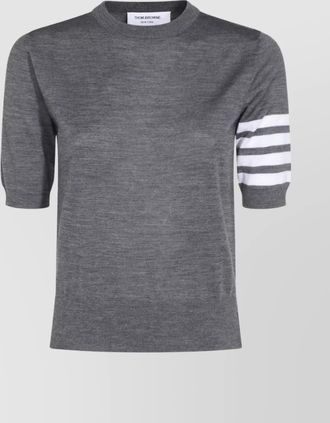 Thom Browne wool short-sleeve crewneck jumper
