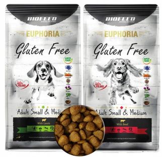 OEM Biofeed Alimento Seco Para Perros Sin Gluten Con Carne De Vacuno 2 Kg Y Cordero 2 Kg