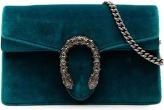 Gucci Pre-owned Cross Body Bags, female, Blue, Size: ONE SIZE Pre-owned Cross Body Bag
