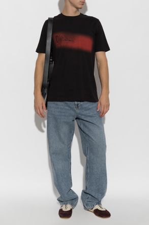 Diesel T-shirt T-ADJUST-AA5, Mens, Black