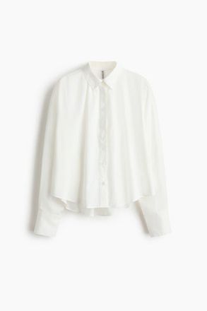 H&M Loose-fit Shirt in White at Nordstrom, Size Xx-Large