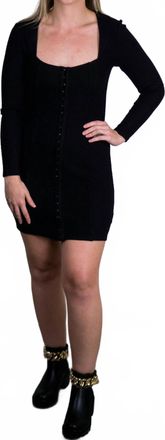 BB Dakota Levitating Mini Dress In Black