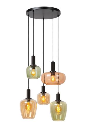 Netlighting Lucide ILONA Pendant light 5xE27 Black