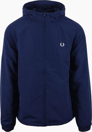 Fred Perry Mens FRED PERRY HOODED SHELL JACKET FRENCH NAVY - Size: 40