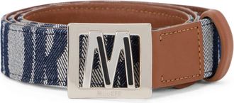 Moorer Belts - Dames - Riemen - Blauw - 80 CM - Accessoires