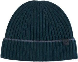 Robert Barakett Merino Wool Rib Knit Beanie in Green at Nordstrom Rack