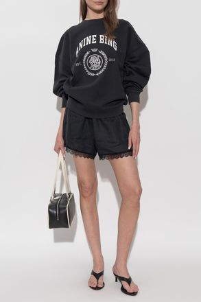 Anine Bing Miles Sweatshirt, Womens, Black