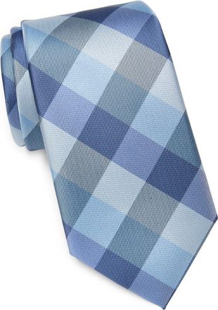 Tommy Hilfiger Tartan Grid Tie in Navy/Blue at Nordstrom Rack