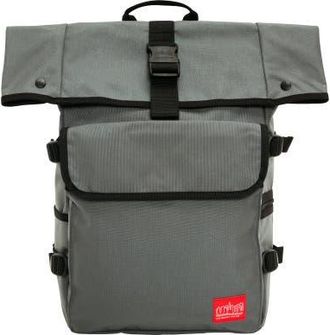 Manhattan Portage Silvercup Roll-Top Backpack, Expandable, Structured Carry for Commuting & Travel in Grey at Nordstrom