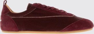 Jil Sander Sneaker Etage in velluto e pelle scamosciata con tirante posteriore