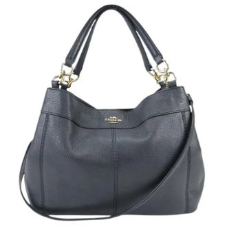 Coach Pre-owned Shoulder Bags, female, Blue, Size: ONE SIZE Pre-owned Tote bag