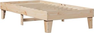 vidaXL Estructura de cama sin colchón madera maciza de pino 90x200 cm Vidaxl
