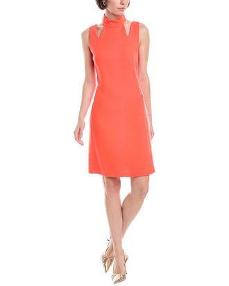 Akris Halter Wool Sheath Dress