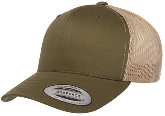 Yupoong Mens Single Cap, Moss/Khaki, One Size